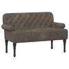 vidaXL Loveseat with Button Tufted Dark Grey 120 x 65 x 78 cm