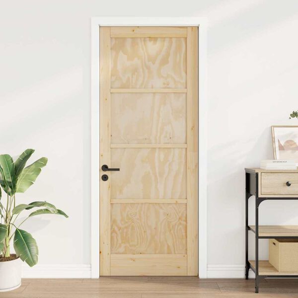 vidaXL Interior Door ORKDAL Brown 83 x 211 cm Plywood