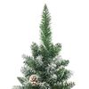 vidaXL Artificial Slim Christmas Tree with Stand 240 cm PVC