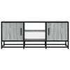 vidaXL TV Cabinet Grey Sonoma 100x35x41 cm Engineered Wood and Metal