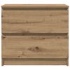 vidaXL TV Cabinet Artisan Oak 60x35x54 cm Engineered Wood