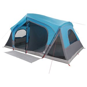 vidaXL Cabin Tent Blue 480 x 273 x 205 cm Polyester and Steel