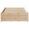 vidaXL Bed Frame without Mattress 100x200 cm Solid Wood Pine