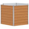 vidaXL Raised Garden Bed Light Brown 129 x 129 x 77 cm
