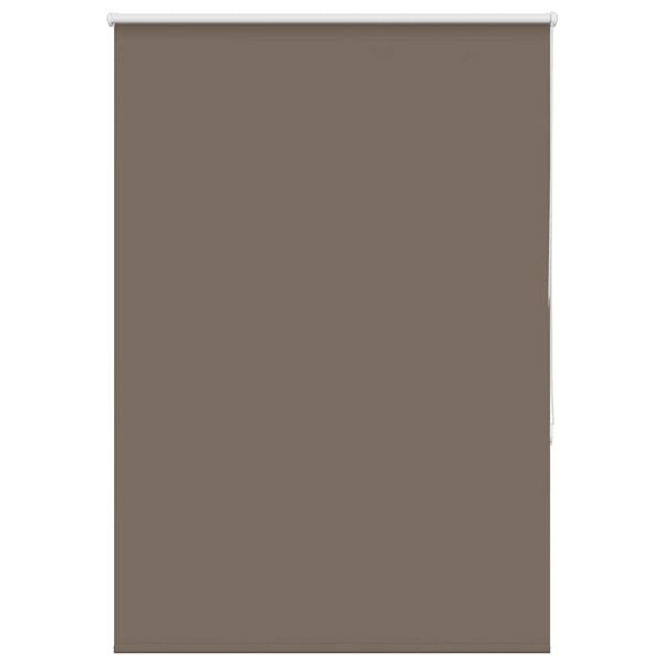 vidaXL Roller Blind Blackout Coffee 105x175 cm Fabric Width 100.7 cm Polyester