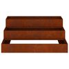 vidaXL Garden Planter Rusty 90 x 90 x 35 cm Weathering Steel