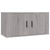vidaXL 2 Piece TV Cabinet Set Grey Sonoma Engineered Wood