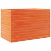 vidaXL Garden Planter Wax Brown 70x40x45.5 cm Solid Wood Pine