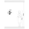 Homemania Wall Decoration Fox 33x40 cm Steel Black
