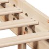 vidaXL Bookcase Bed without Mattress 135x190cm Solid Wood Pine