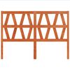 vidaXL Headboard Wax Brown 160 cm Solid Wood Pine