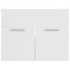 vidaXL 2 Piece Bathroom Furniture Set White Engineered Wood