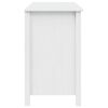vidaXL Desk with Drawers Hill White 100 x 45 x 74 cm Solid Pine Wood
