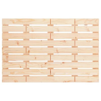 vidaXL Wall Headboard 81x3x63 cm Solid Wood Pine