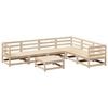 vidaXL 7 Piece Garden Sofa Set Solid Wood Pine