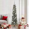 vidaXL Artificial Christmas Tree with 300 LEDs with Stand Green 180 cm