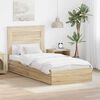 vidaXL Storage Bed with Drawer Sonoma Oak 100 x 200 cm Engineered Wood