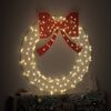 vidaXL Wreath with 150 LEDs Warm white 120 cm Acrylic
