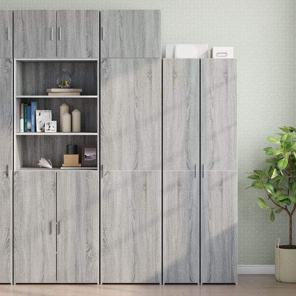 vidaXL Wall Cabinet Grey Sonoma 50x42.5x40 cm Engineered Wood
