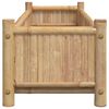 vidaXL Planter 100x30x25 cm Bamboo