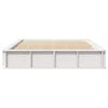 vidaXL Bed Frame White 160 x 200 cm Solid Pine Wood