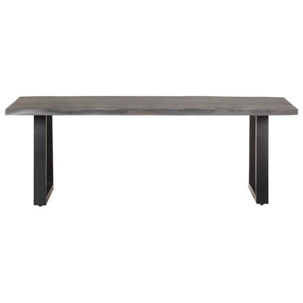 vidaXL Coffee Table with Live Edges 115x60x40 cm Solid Acacia Wood