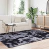 vidaXL Shaggy Rug High Pile NAVARRA Dark Grey 130x200 cm Polyester