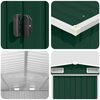 vidaXL Garden Shed 257x489x181 cm Metal Green