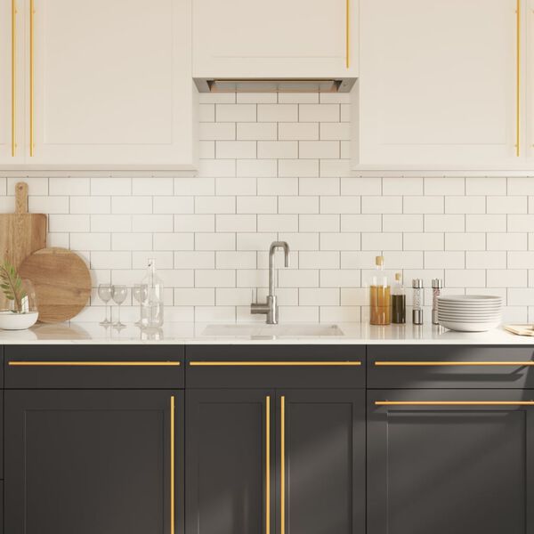 vidaXL Cabinet Handles 20 pcs Gold 480 mm Stainless Steel