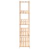 vidaXL 5-Tier Storage Racks 10 pcs 170x38x170 cm Solid Pinewood 500 kg