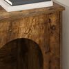 vidaXL Cat House Smoked Oak 53 x 52 x 62 cm Engineered Wood