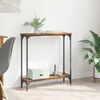 vidaXL Console Table Old Wood 75 x 22.5 x 75 cm Engineered Wood