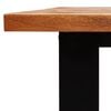 vidaXL Dining Table with Live Edge 180x90x75 cm Solid Wood Acacia
