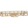 vidaXL Outdoor Sofa Set 7 pcs White 79 x 79 x 37 cm Solid Acacia Wood