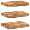 vidaXL Floating Shelves 3 pcs 40x30x4 cm Oil Finished Solid Wood Acacia