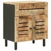 vidaXL Bedside Table Natural 50 x 33 x 60 cm Solid Mango Wood