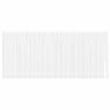 vidaXL Lace Curtain with Curtains Floral White 140 x 600 cm Polyester