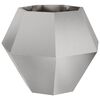 vidaXL Planter 2 pcs Silver 75 x 75 x 60 cm Stainless Steel