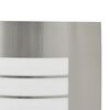 vidaXL Outdoor Wall Light Silver 23.5 x 10.5 x 26 cm Stainless steel