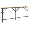 vidaXL Console Table Artisan oak 180 x 23 x 75 cm
