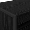 vidaXL Tall Cabinets 2 pcs Black Oak 60 x 36 x 200 cm Engineered Wood