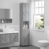 vidaXL Bathroom Cabinet Set TULUM Grey Sonoma 37 x 31.5 x 203 cm