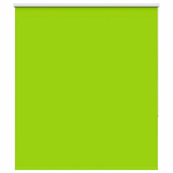 vidaXL Roller Blind Blackout Leaves Green 120x175 cm Fabric Width 116.6 cm Polyester
