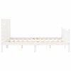 vidaXL Bed Frame without Mattress White 160x200 cm Solid Wood Pine