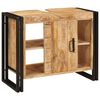 vidaXL Sink cabinet with Shelf Brown 71 x 33 x 58 cm Solid Mango Wood