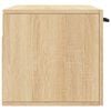 vidaXL Wall Cabinet Sonoma Oak 80x36.5x35 cm Engineered Wood