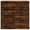 vidaXL Sideboards 2 pcs Smoked Oak Engineered Wood