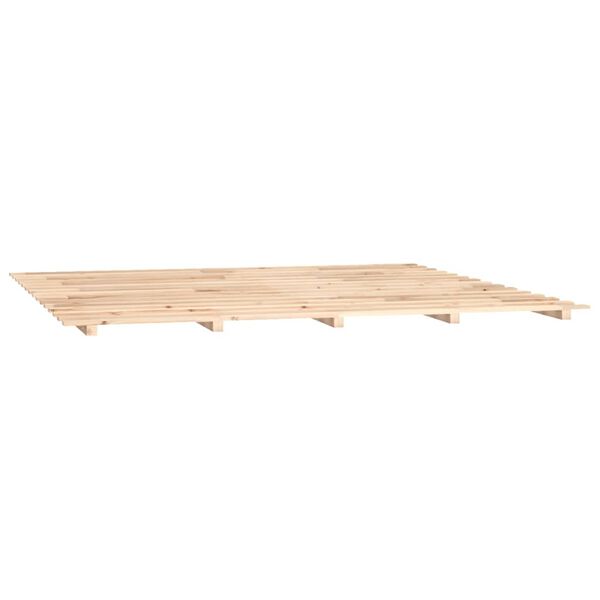 vidaXL Bed Frame without Mattress 160x200 cm Solid Wood Pine