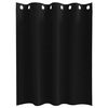 vidaXL Blackout Curtains with Rings 2 pcs Black 140 x 140 cm Polyester