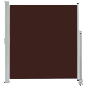 vidaXL Patio Retractable Side Awning 160x300 cm Brown